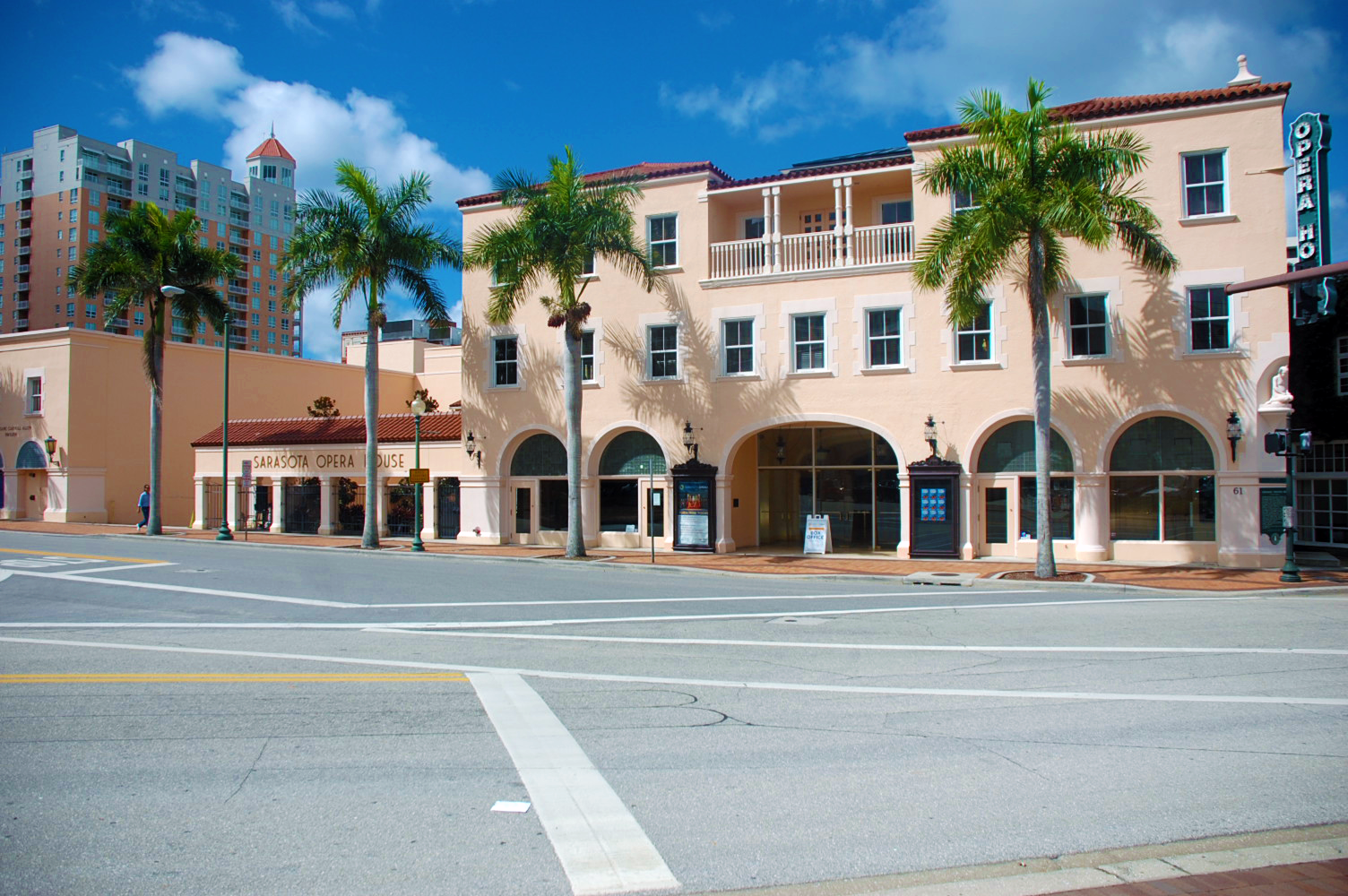 Sarasota Opera House - Side view
